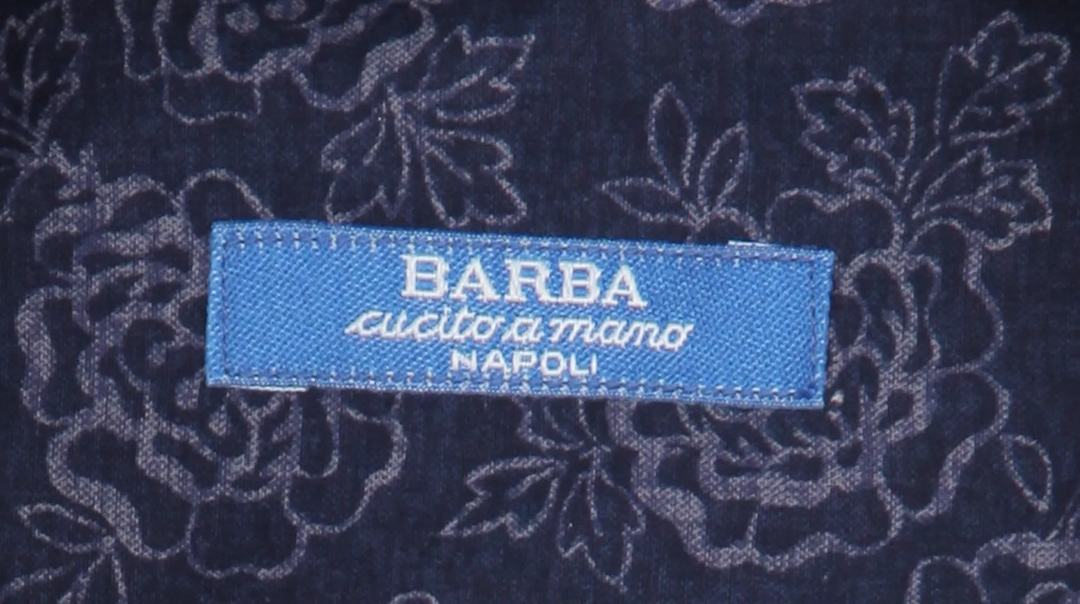 Barba Napoli Dark Blue Shirt - Extra Slim