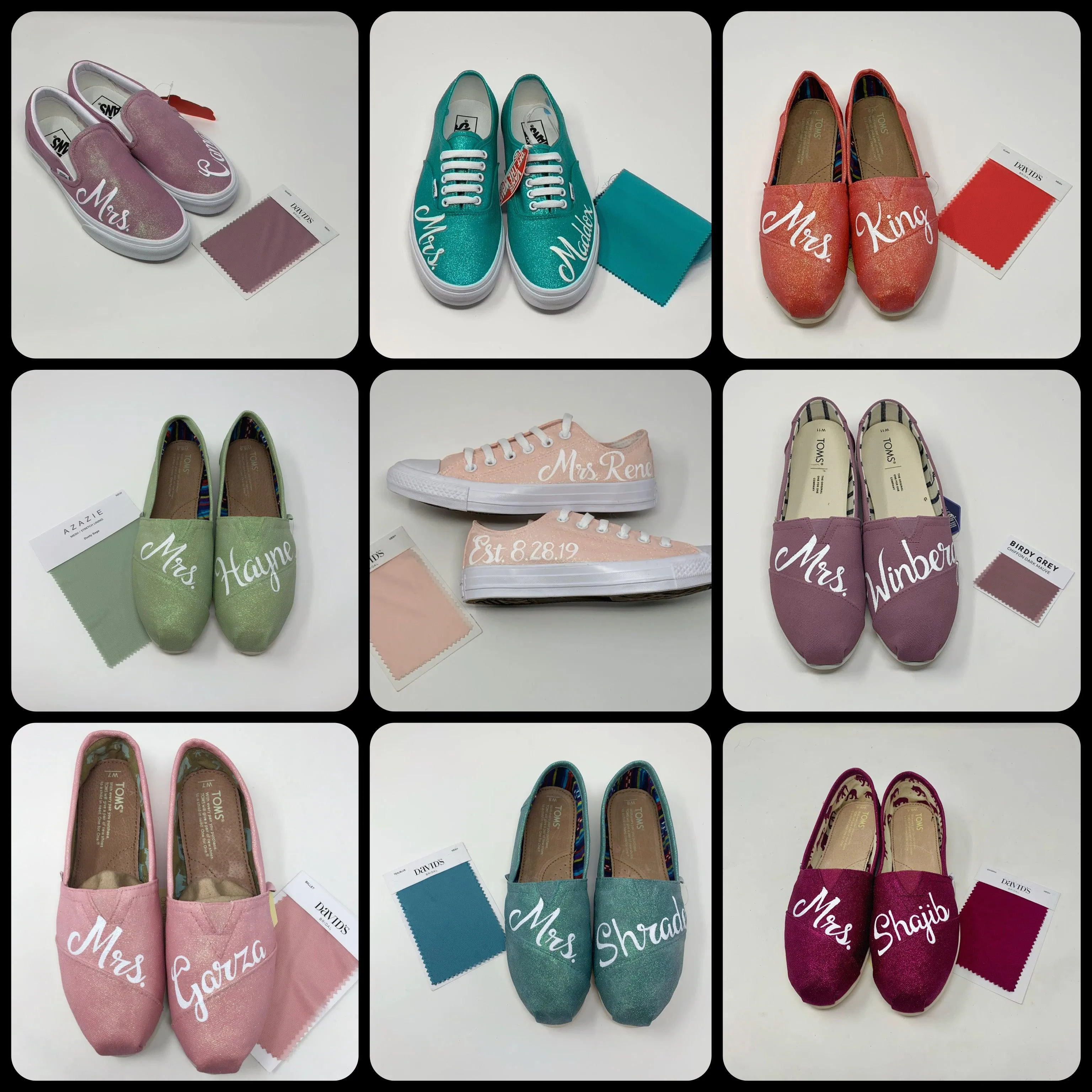 Custom Wedding Color Shoes