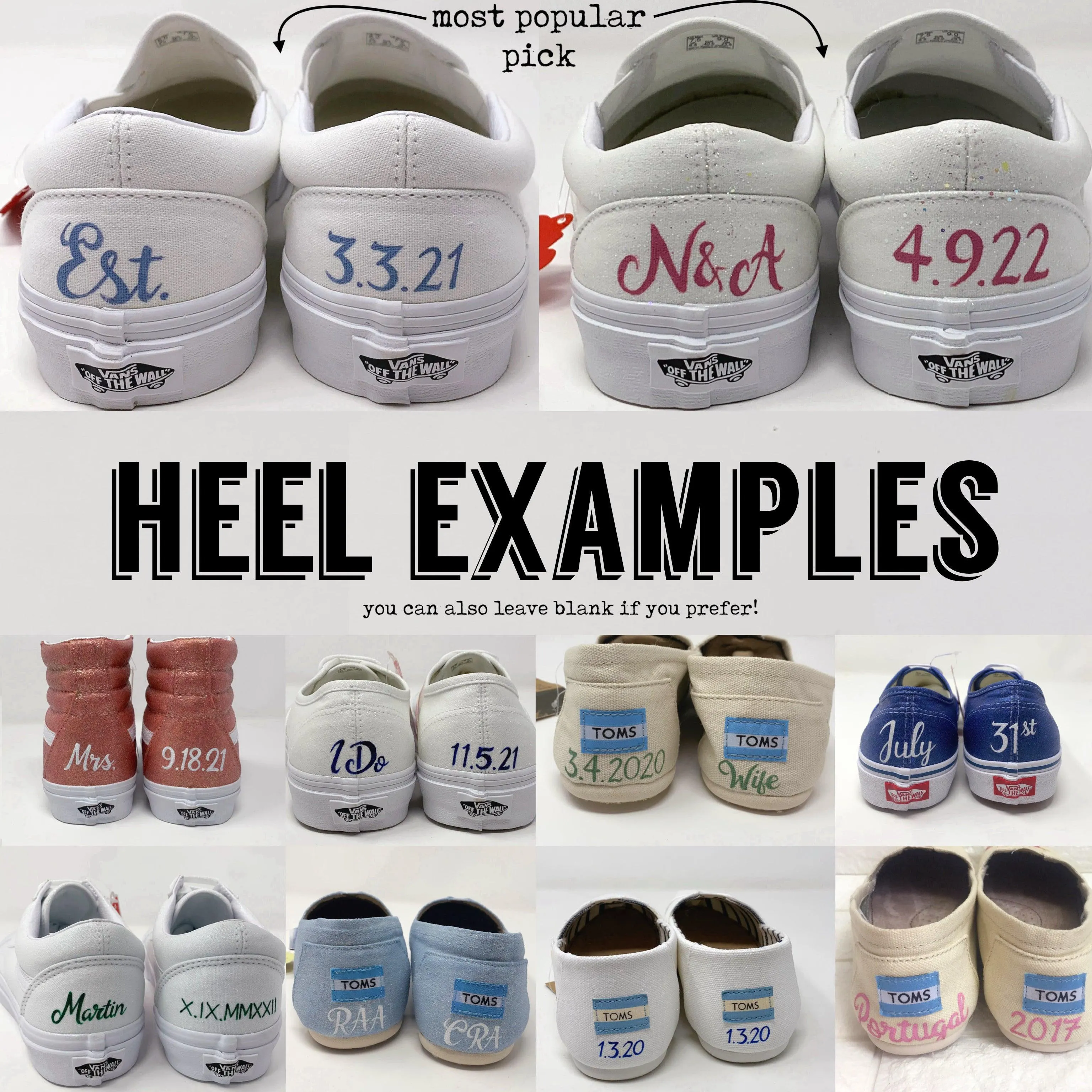Custom Wedding Color Shoes