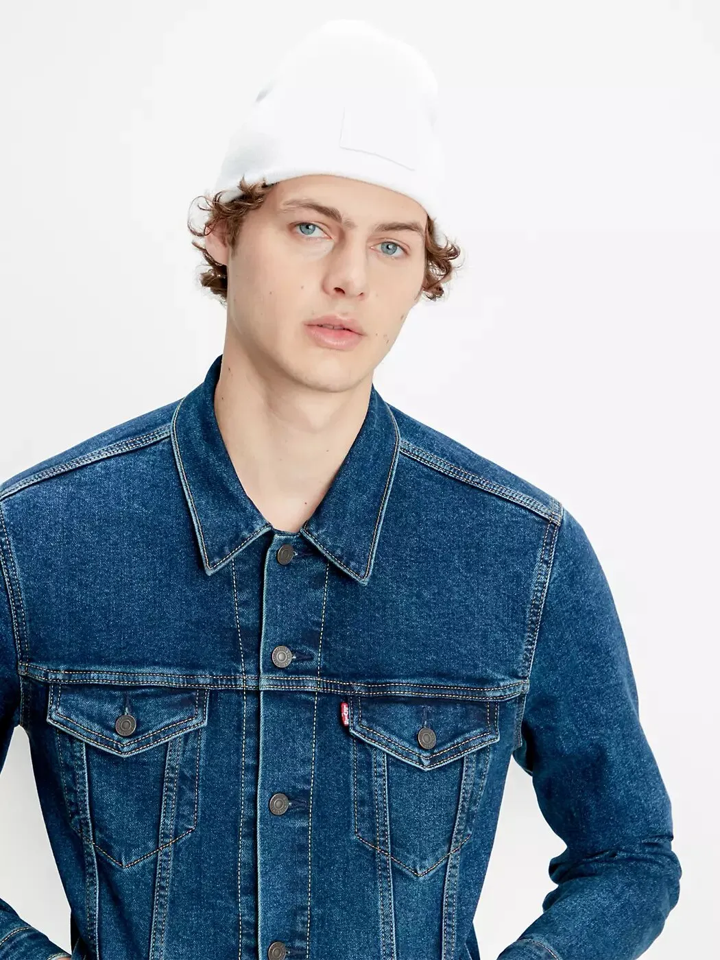 LEVI&#8217;S THE TRUCKER JACKET DARK BLUE