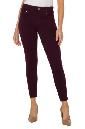 Liverpool Gia Glider Raisin Skinny Jeans