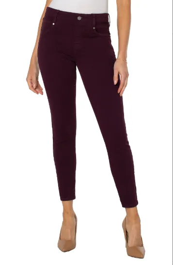 Liverpool Gia Glider Raisin Skinny Jeans