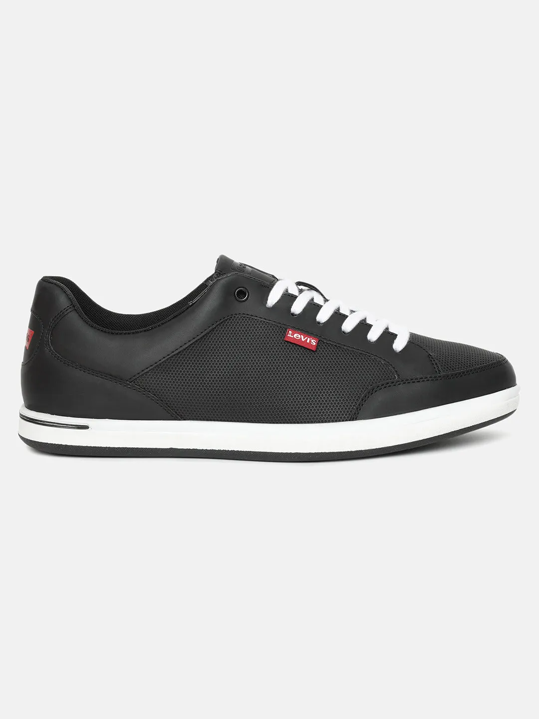 Men's Black Solid Shoes