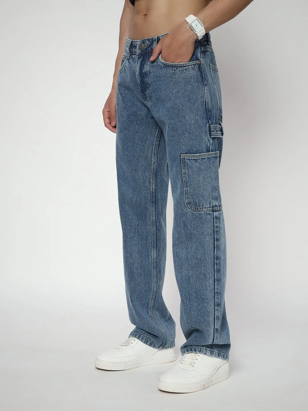 MEN'S CARPENTER JEANS-BLUE