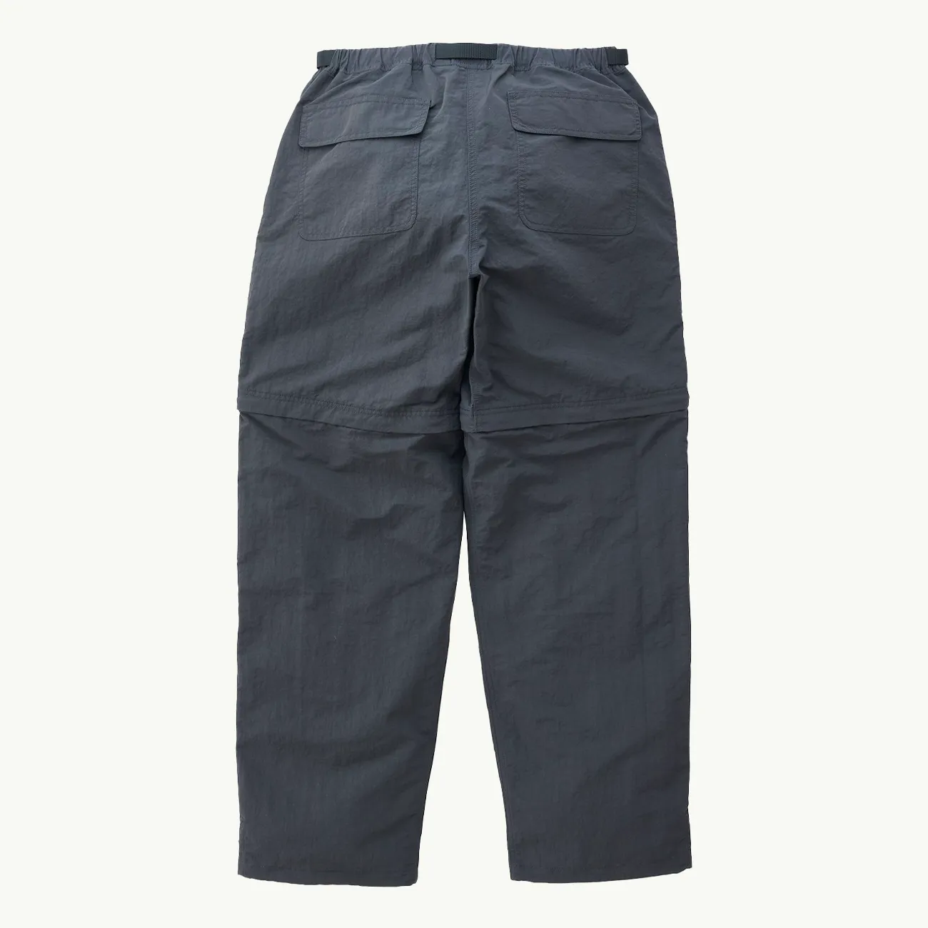 Nylon Tussah Convertible Pant - Stone Grey