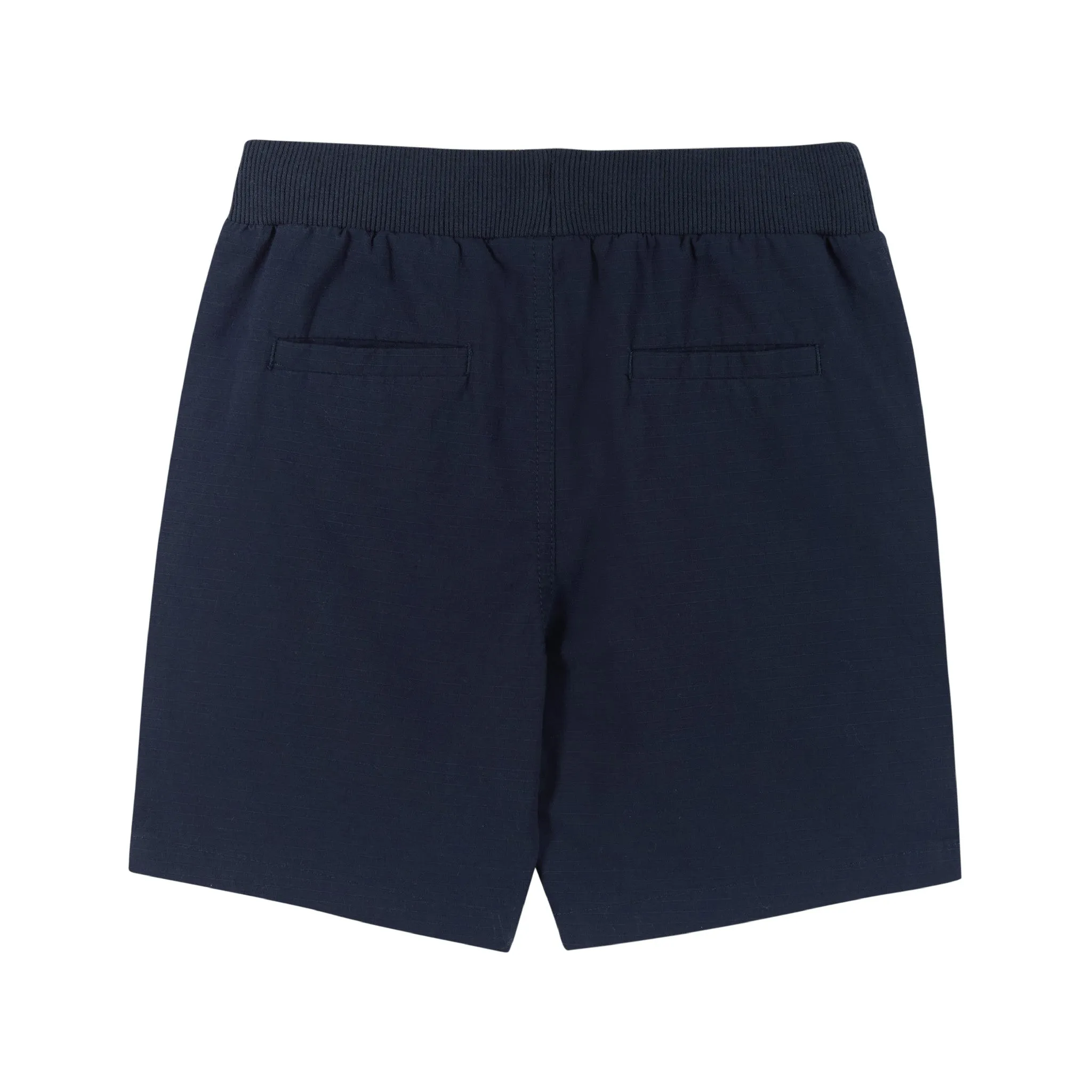 Twill Stretch Drawstring Short | Navy