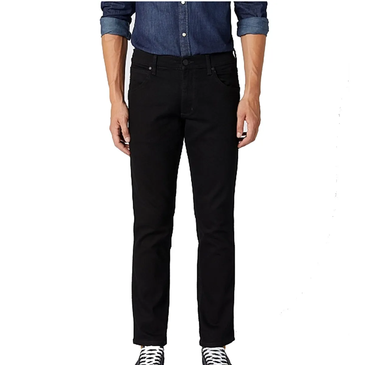WRANGLER JEANS GREENSBORO UOMO NERO