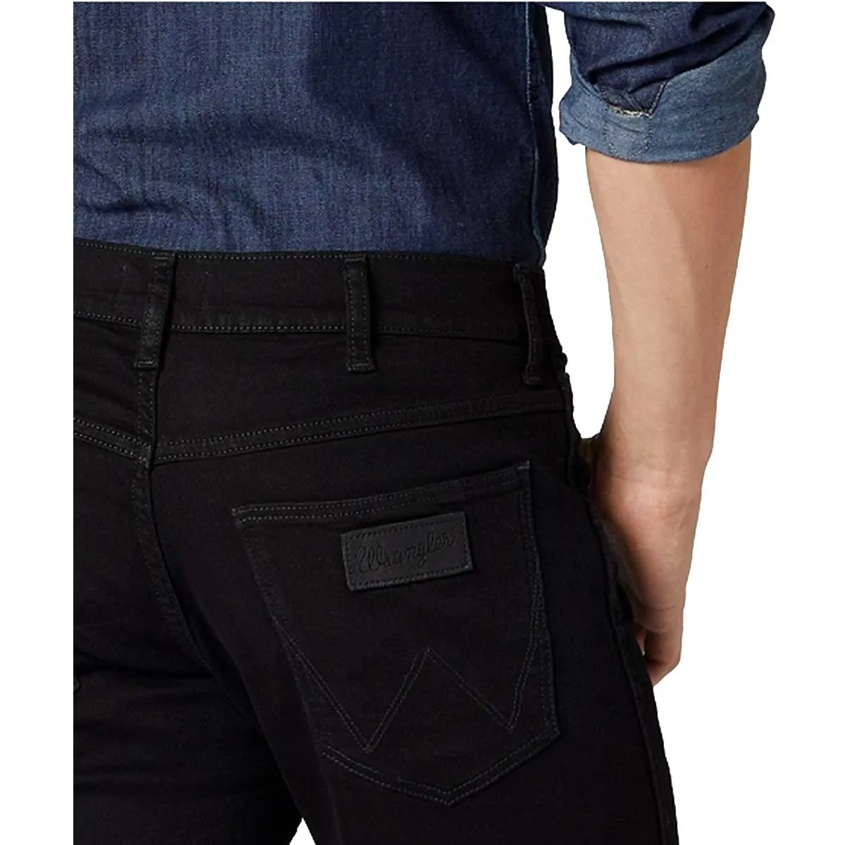 WRANGLER JEANS GREENSBORO UOMO NERO