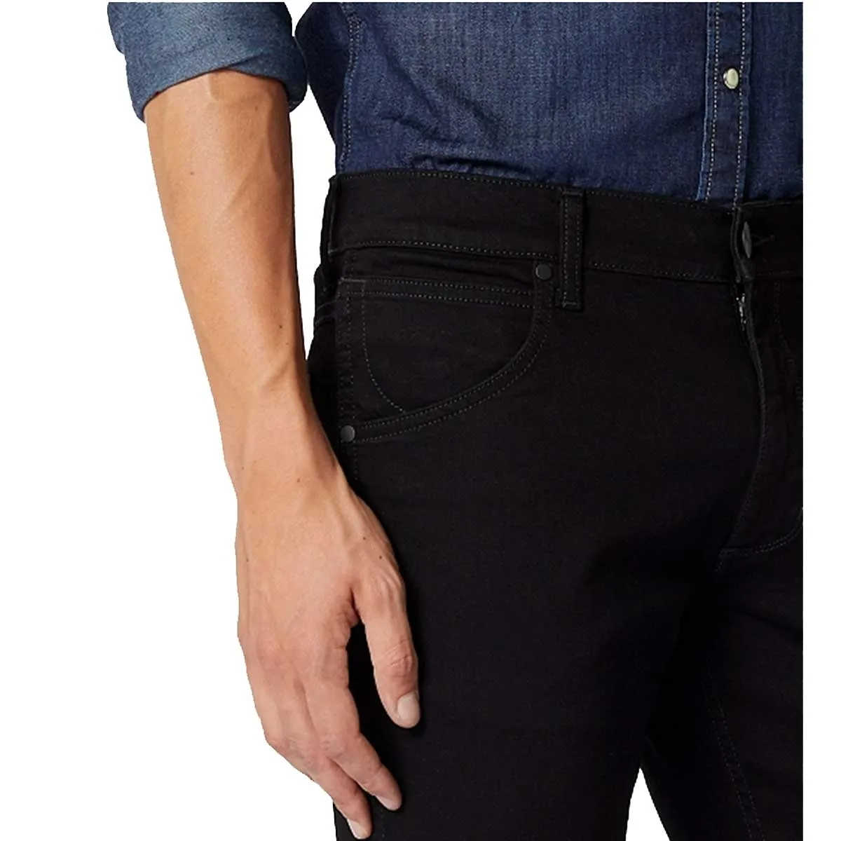 WRANGLER JEANS GREENSBORO UOMO NERO